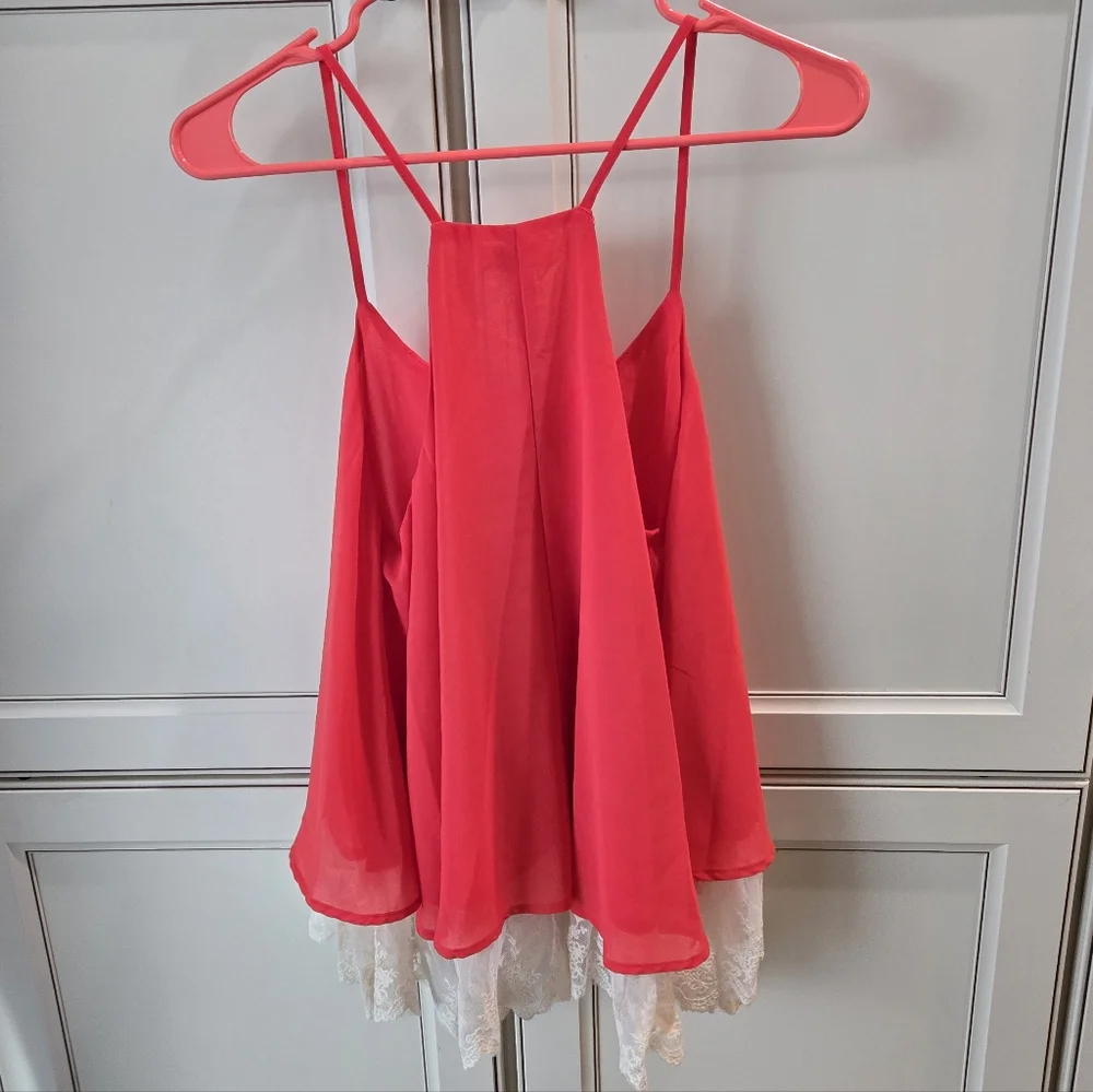 NWT Umgee Tank Top Size S Tomato Red - Picture 4 of 9
